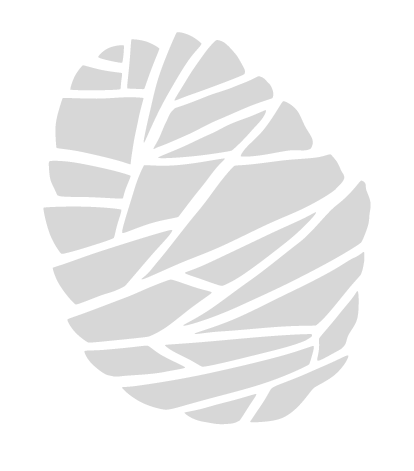 NOOTKA Clothing Company Pinecone Logo in Grey.